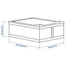 IKEA SKUBB Storage Box Case