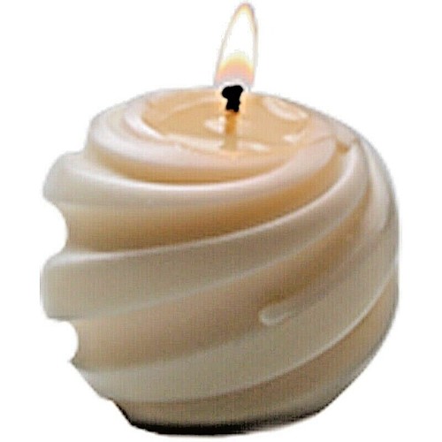 Handmade beeswax candle - x,