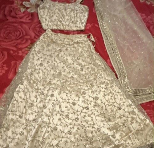 Women embroidered net beige - women's,