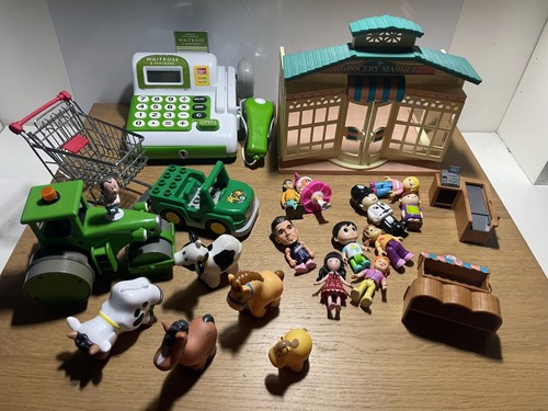 Toy shop farm figures bundle - shop,