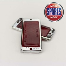 Classic MG MGB MGC Triumph Red Reflector BCA4560 Lucas LAB741 RER22 PAIR