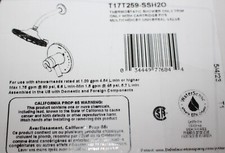 Delta T17T259-SSH2O Trinsic 17T Dual Function Thermostatic Shower - Stainless