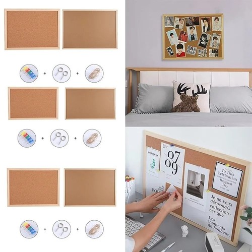 Natural cork pin notice - natural,