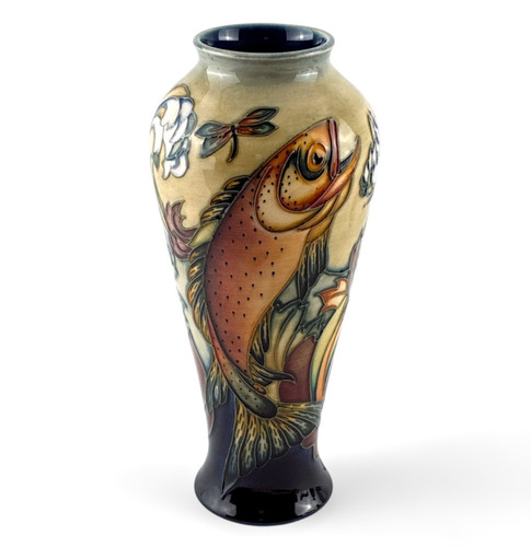Moorcroft pottery trout - moorcroft, '