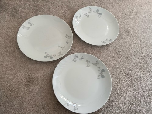 Butterfly dinner plates - x,