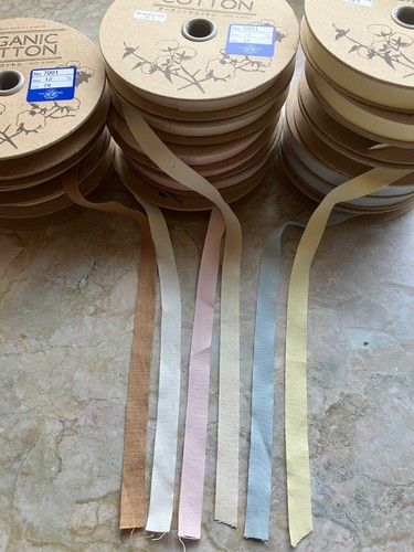100 organic cotton 13mm tape - organic,