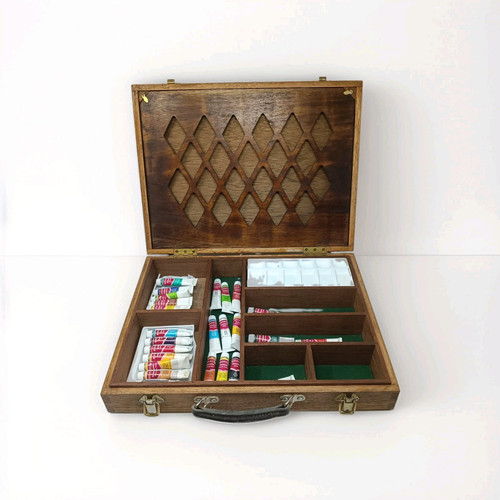 Vintage handmade wooden artist - vintage,
