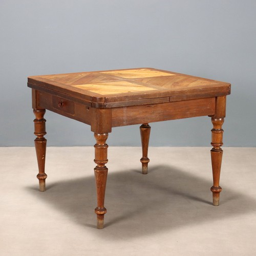 Antique table oak walnut - oak,