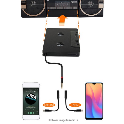 Acar cassette tape adapter - cassette,