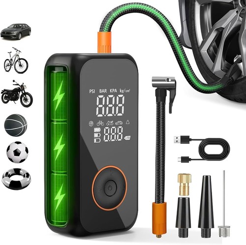 6000mah car bike tyre inflator - 6000mah,
