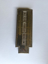 Vintage Grenadier Silver Plated Cribbage Board
