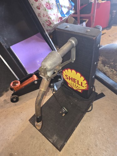 Custome made petrol pump lamp - petrol,