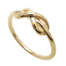 Gold Plated 925 Sterling Silver Infinity Knot Ring Size 5-9