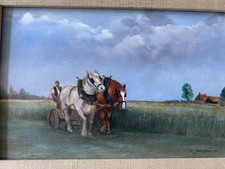 FRAMED OIL PAINTING ON BOARD