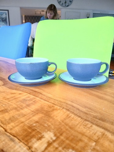 Pair cup and saucers denby - pair, of