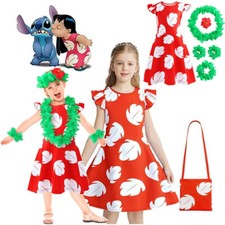 Kids Girls Lilo Stitch Cosplay