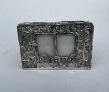 Vintage Silver Scenes Double