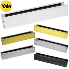 Yale 12'' Slimline Letterbox Metal Letter Plate Set UPVC Wood Door Paddock Slim