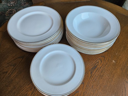 White simple pattern - simple, dinner