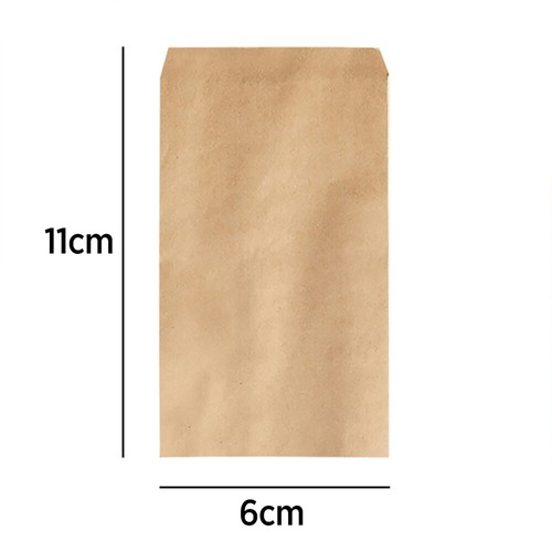100x kraft paper seed packets - seed,