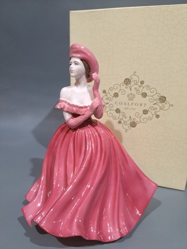 Coalport bone china figure - bone,