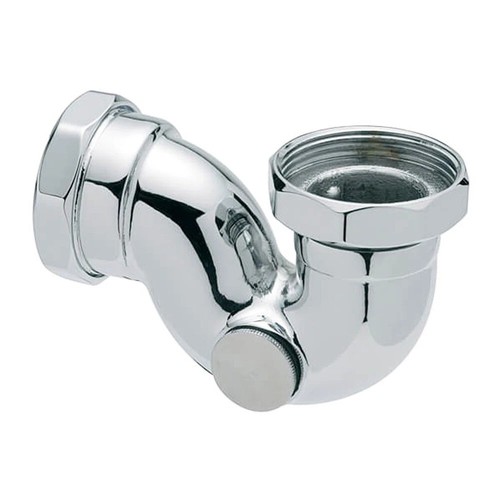 Chrome bath trap traditional - chrome,