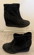 Aquatalia R&B Black Suede