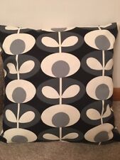 Orla Kiely Handmade Double sided Oval Flower Cushion Cover 16"x16"(40x40cm)