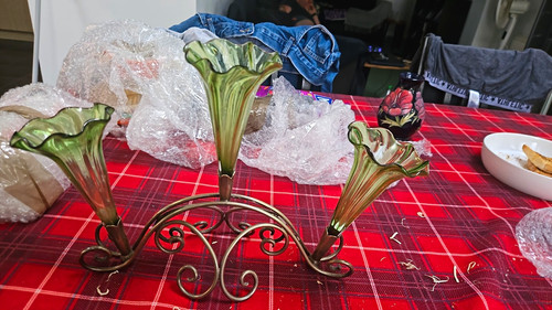 1890 style epergne vase - 1890's,