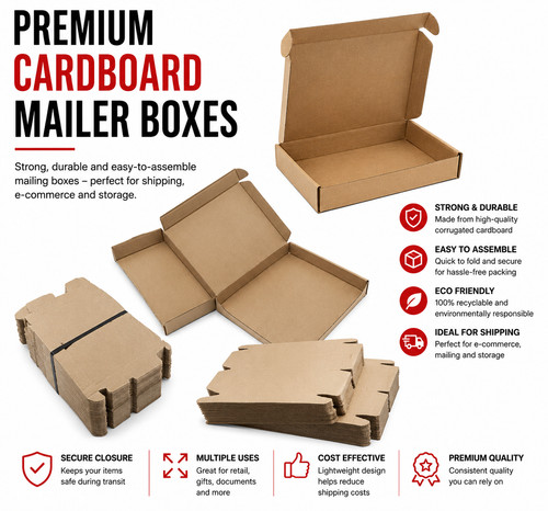 Boxes brown white pip a6 - brown/white, a5