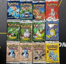 Sealed Pokémon Booster Pack Vintage WOTC 1st Edition Random Base Set-Modern TCG