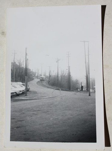 Trolley street cars coming - street,