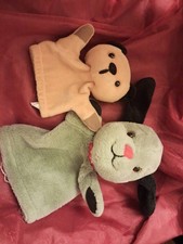 Sooty and Sweep Hand Puppets Sweep Has Squeaker Genuine Merchandise