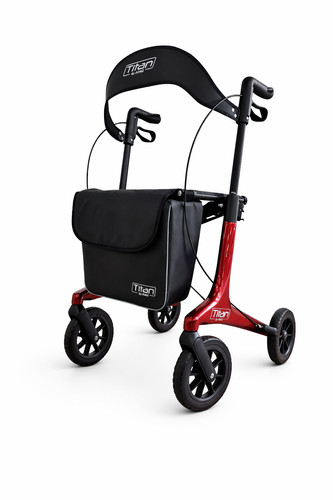 Titan carbon fibre rollator - carbon,