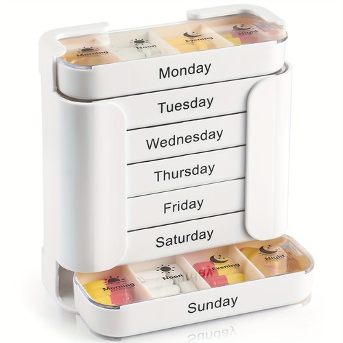 Day pill box organiser 4 - pill,