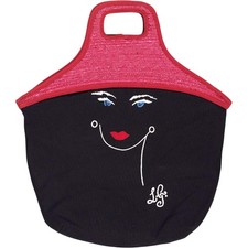 Lulu Guinness Black Red Cotton