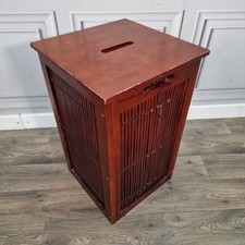 Vintage Wooden Laundry Hamper