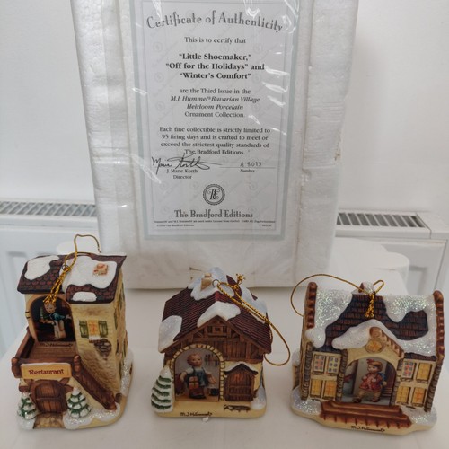 Hummel bavarian village houses - bavarian,