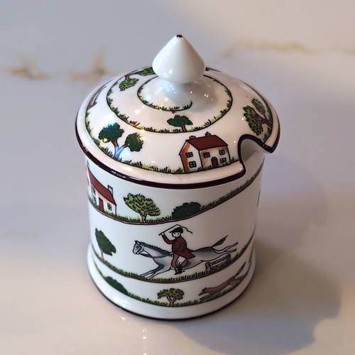 Coalport hunting scene - coalport,