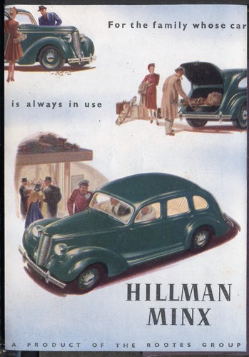 Hillman minx for the family - the,