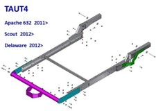 Towtrust Fixed Flange Towbar