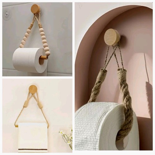 Wooden drill toilet paper - no,