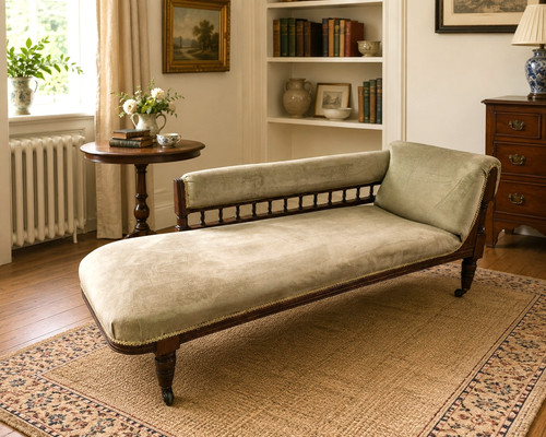 Victorian style chaise longue - victorian,