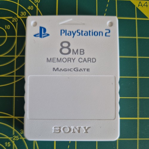 Ps1 memory card white official - card,
