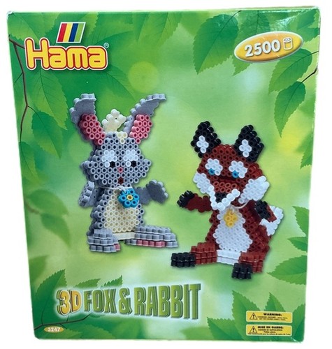 Hama beads fox and rabbit - hama,