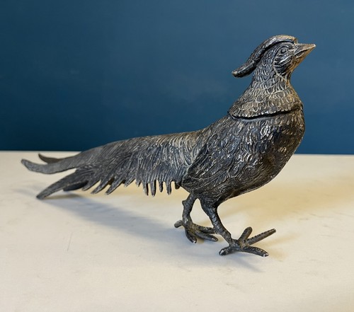 Vintage silver plated pheasant - plated,