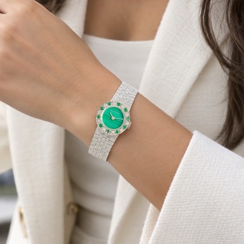 Diamond emerald 9ct white - emerald,