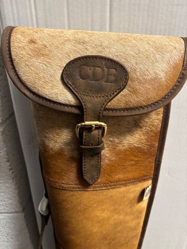 Cow hide and leather gun - and, slip