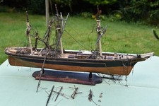 Vintage wooden model of the