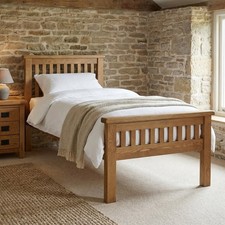3ft Single Bed Rustic Solid